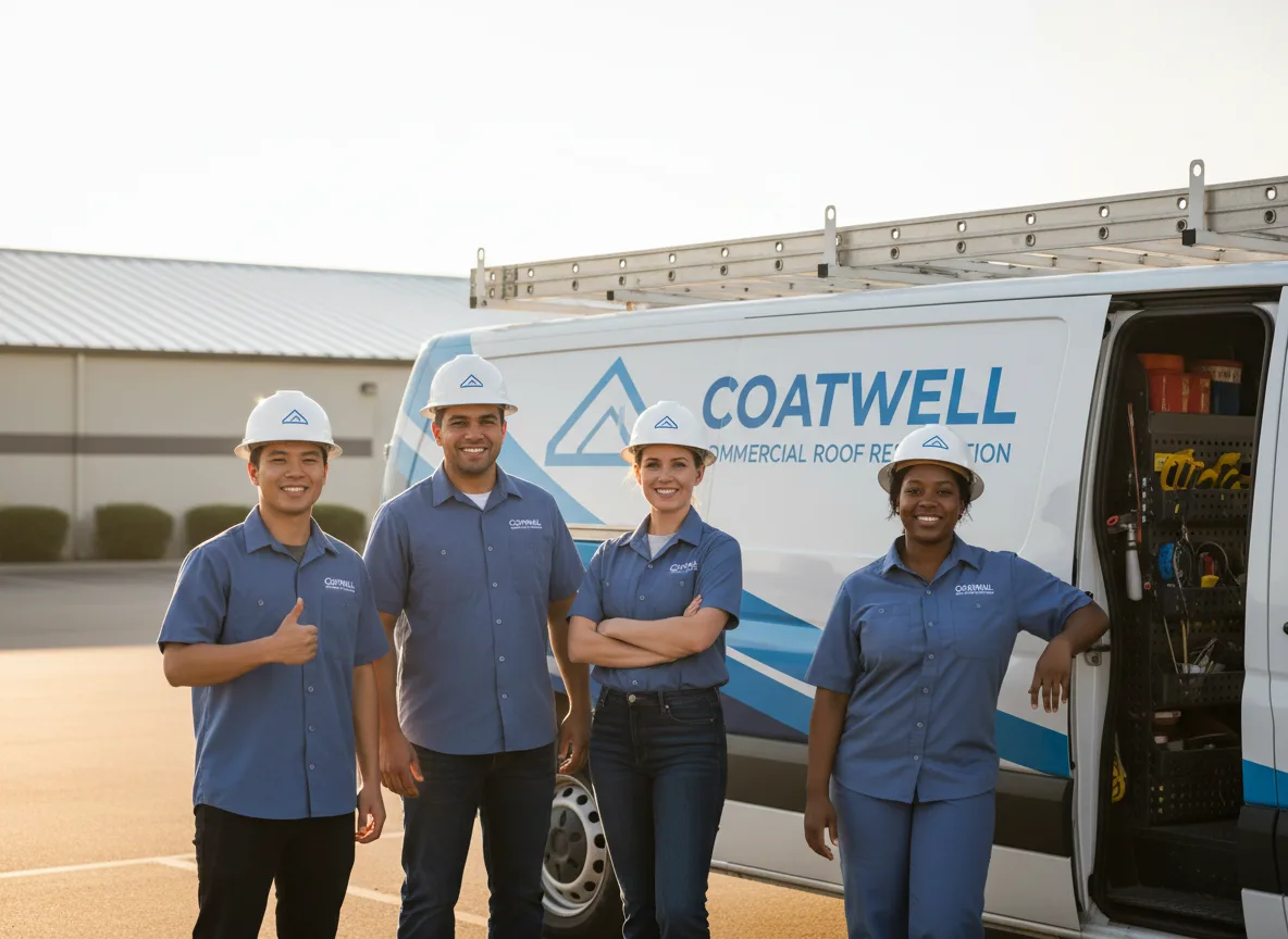 Commercial roof coating company in Severy, KS